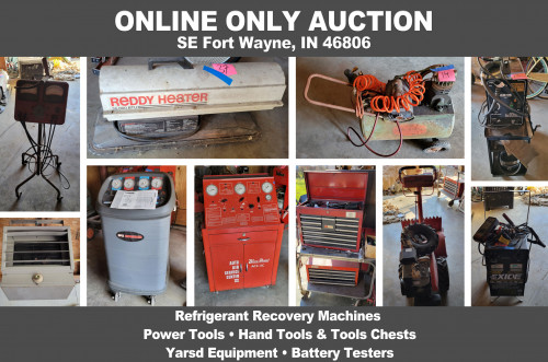 ONLINE ONLY Personal Property Auction_SE Fort Wayne, 46806_Vehicle Equipment, Tools, Electronics