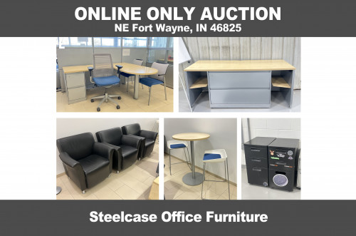 ONLINE ONLY Personal Property Auction_NE Fort Wayne, IN 46825_Steelcase Office Furniture