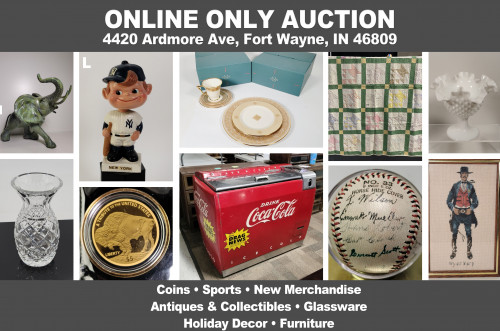 Lantern 102_ ONLINE ONLY Auction - Coins, Sports, New Merchandise, Lenox