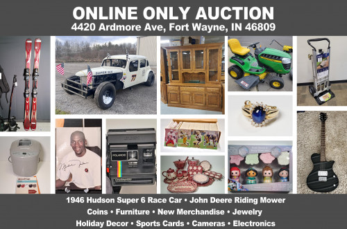 Lantern 122_ ONLINE ONLY Auction - John Deere, Hudson Race Car, Coins, Jewelry