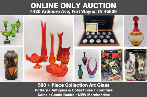 Lantern 97_ ONLINE ONLY Auction - Coins, Mid-Century Modern Art Glass, Comic Books, NEW Merchandise