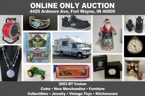 Lantern 91 ONLINE ONLY Auction - 2003 BT Cruiser, Coins, New Merchandise, Vintage toys