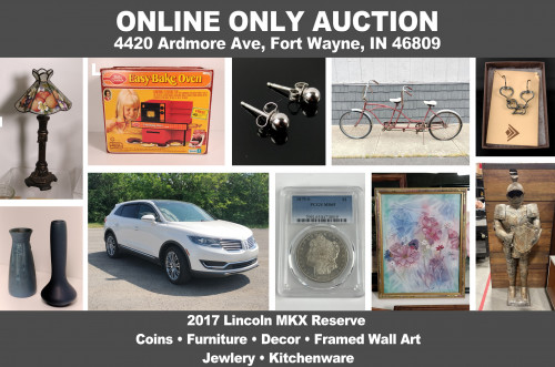 Lantern 92 ONLINE ONLY Auction - Vehicle, Coins, Jewelry, Framed Artwork, Kitchenware