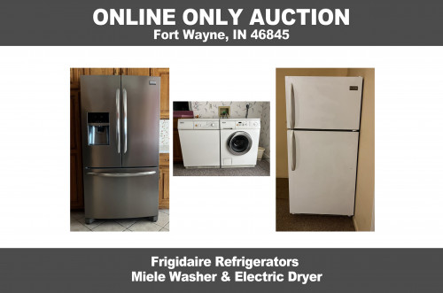 ONLINE ONLY Personal Property Auction_Fort Wayne, IN 46845_Appliance Auction