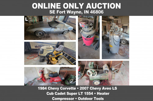 ONLINE ONLY Personal Property Auction_SE Fort Wayne, IN 46806_Vehicles, Riding Mower, Tools