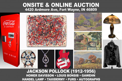 Important Artists_Onsite  & Online Auction Featuring Jackson Pollock (1912-1956) Abstract Painting