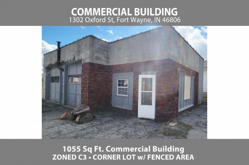 1055 Square Foot Commercial Building - Zoned C3