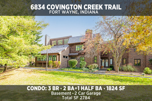 Beautiful & Spacious Condo. 6834 Covington Creek Trail in the Beautiful Covington Creek Condominium Neighborhood.