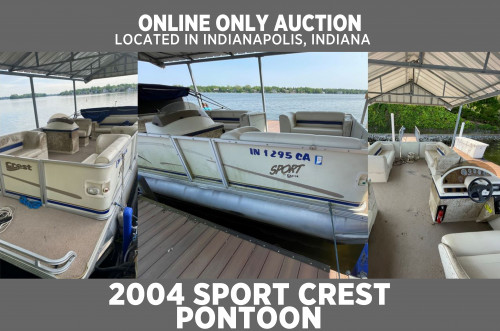 2004 Sport Crest Pontoon—Pick up in Indianapolis on or by June 3rd