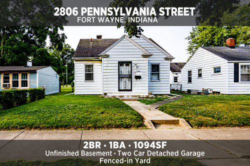 NORTHEAST, FORT WAYNE: SINGLE FAMILY HOME WITH CHARM ORIGINAL REAL WOOD DOORS, WOOD FLOORS IN AREAS AND ARCHED DOORWAYS!