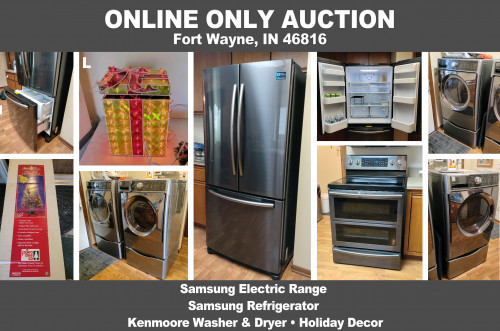 ONLINE ONLY Personal Property Auction_Fort Wayne, IN 46816_Appliance Auction