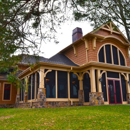 Beautiful 7000 sf home with almost 3 acres on Lake Wawasee