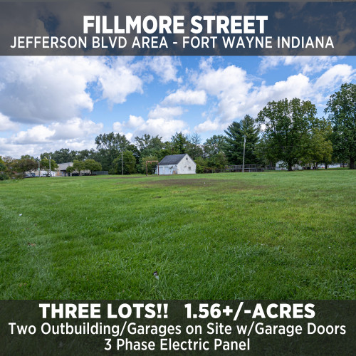Lots with Outbuildings -  Jefferson Blvd. Area - Fort Wayne, Indiana