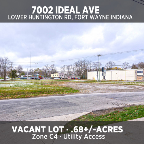 7002 IDEAL AVENUE - VACANT LOT .68+/-ACRES - LOWER HUNTINGTON ROAD