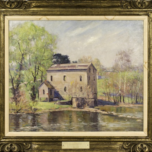 Homer Davisson oil painting "Pearson's Mill"