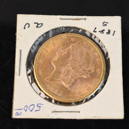 1887 $20 Double Eagle Gold Piece