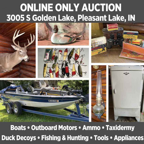 ONLINE ONLY Auction at Pleasant Lake, IN 46779_Pickup on June 28, 2022