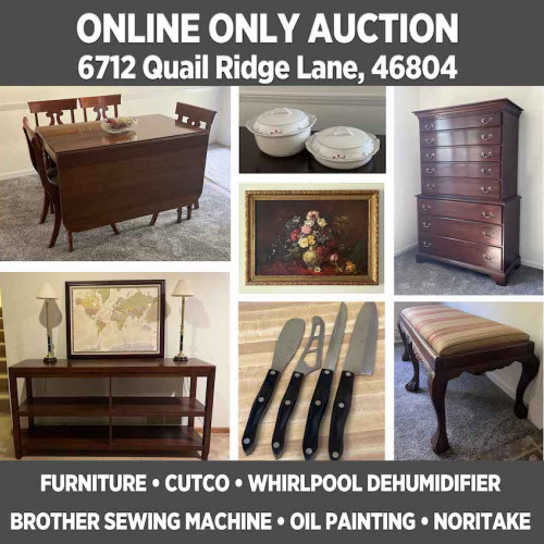 ONLINE ONLY Personal Property Auction in Covington Creek Condos - Pickup August 31st