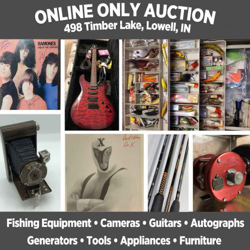 ONLINE ONLY Auction, Fishing, Cameras, Guitars, Autographs, Tools_ Pickup on Nov 8th