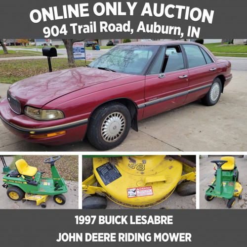 Online ONLY Auction, 904 Trail Road, Auburn, Pickup on Nov 24th