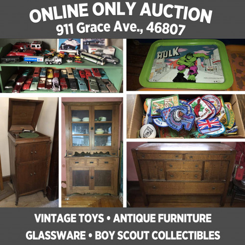 Online ONLY Personal Property Auction, 911 Grace Ave, Pickup on Nov. 24