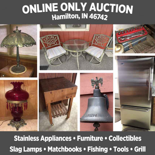 ONLINE ONLY Auction in Hamilton, IN,_Pickup March 31st, 11:00 am - 3:30 pm EST