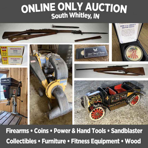 ONLINE ONLY Auction in South Whitley, IN_Pickup on April 20th, 9:00 am - 4:30 pm