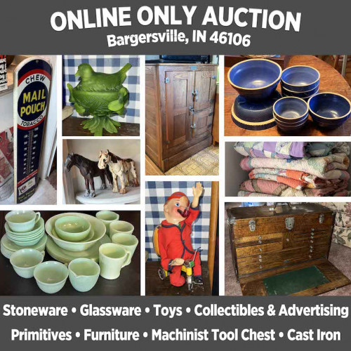 ONLINE ONLY Personal Property Auction, Bargersville, IN, Pickup May 4th, 11 am - 4:30 pm