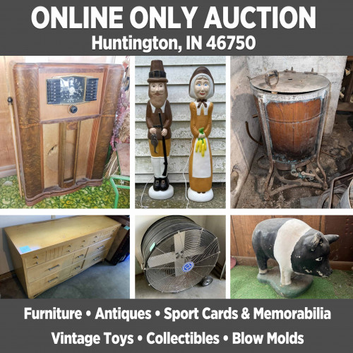 ONLINE ONLY Personal Property Auction in Huntington - Pickup Sept. 8