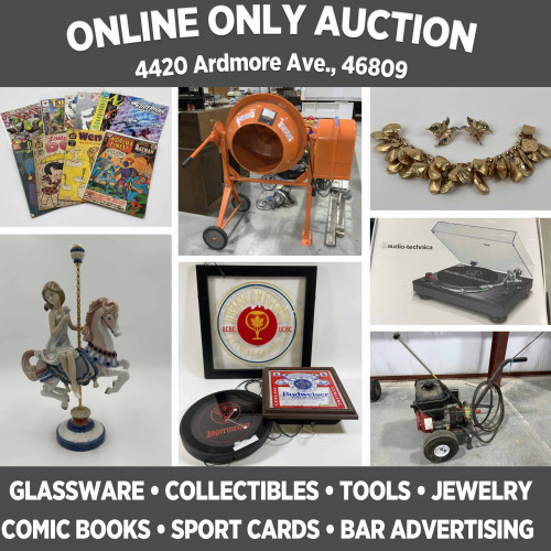 Lantern 34 ONLINE ONLY Consignment Auction, Pickup Feb. 17