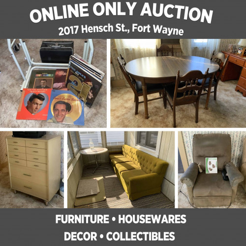 ONLINE ONLY Auction Off West State Blvd., Pickup 9 a.m.-1 p.m. Feb. 8