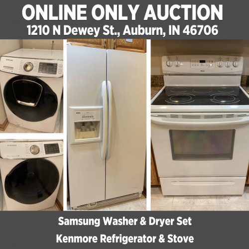 ONLINE ONLY Appliance Auction in Auburn - Pickup July 27