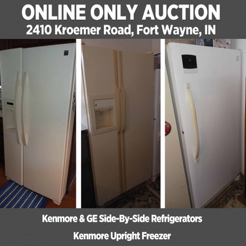 ONLINE ONLY Appliance Auction - Pickup 9-11 a.m. June 21