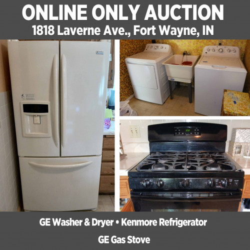 ONLINE ONLY Appliance Auction Off East State Blvd. - Pickup 4-6 p.m. June 27
