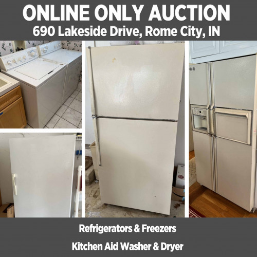 ONLINE ONLY Appliances Auction on Sylvan Lake - Pickup 9-11 a.m. June 27