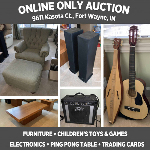 ONLINE ONLY Auction in Aboite Township, Pickup March 22