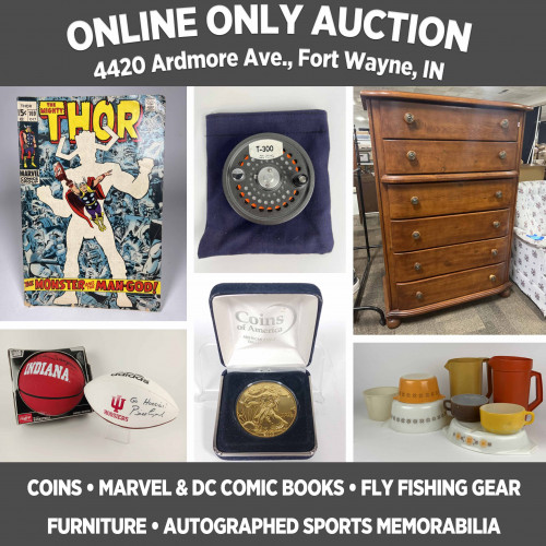 Lantern 45 ONLINE ONLY Consignment Auction, Pickup May 18th, 10 am - 4:30 pm