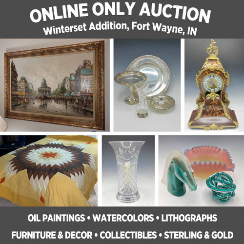 ONLINE ONLY Personal Property Auction in Winterset, Pickup 9 a.m.-4:30 p.m. May 25
