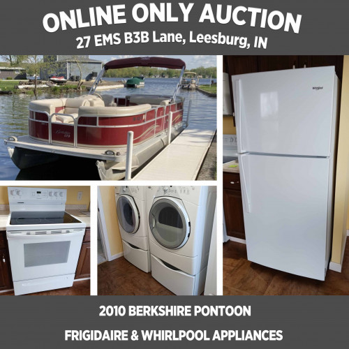ONLINE ONLY Boat & Appliance Auction, Pickup June 2