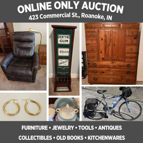 ONLINE ONLY Personal Property Auction in Roanoke, Pickup May 26