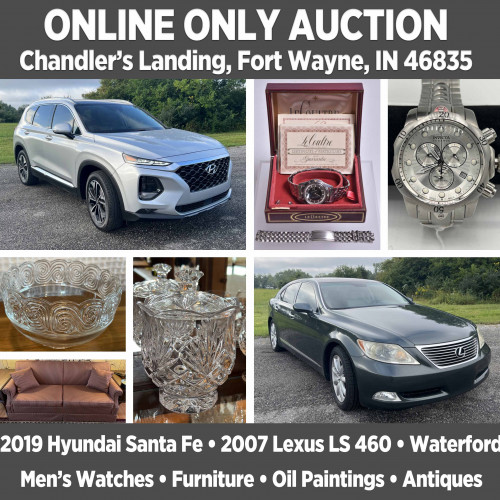 ONLINE ONLY Personal Property Auction in Chandler’s Landing - Pickup Sept. 23