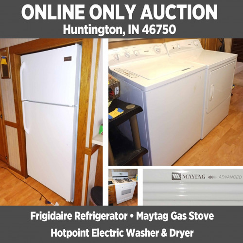 ONLINE ONLY Appliance Auction in Huntington - Pickup Oct. 6