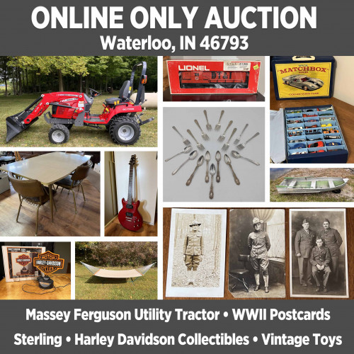 ONLINE ONLY Personal Property Auction in Waterloo - Pickup Oct. 10