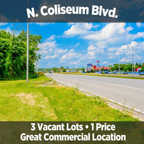 3 Vacant Lots For 1 Great Price on N. Coliseum Blvd.