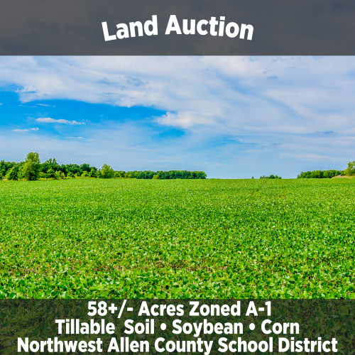 58+/- Acres Zoned A-1