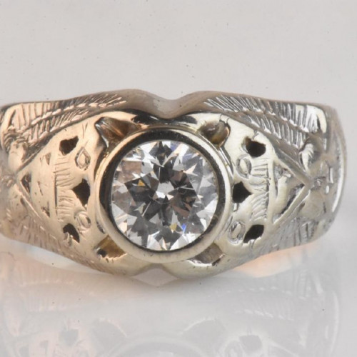 1.34 carat COLORLESS Diamond Ring