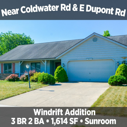Beautiful 3 Bedroom 2 Bath Home Near Coldwater Rd & E Dupont Rd