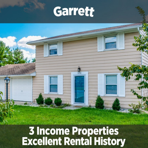 3 Fantastic Income Properties in Garrett, IN