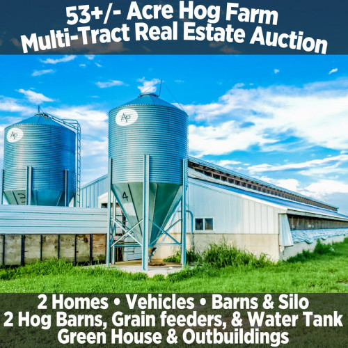 53+/- Acre Hog Farm Multi-Tract Real Estate Auction