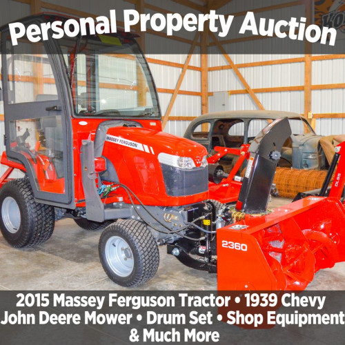 PERSONAL PROPERTY AUCTION - OWNER RELOCATING!